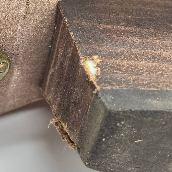 Frye Reina Cognac Leather Western Ankle Booties Brown Heel Scuffing Size 6.5M - Picture 10 of 12